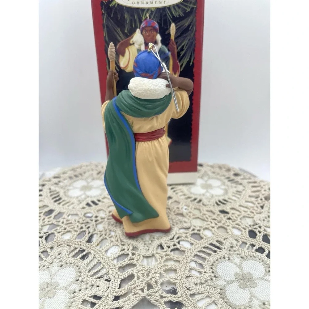 NIB‎ 1996 Hallmark Keepsake Christmas Ornament Kindly Shepherd African  FX